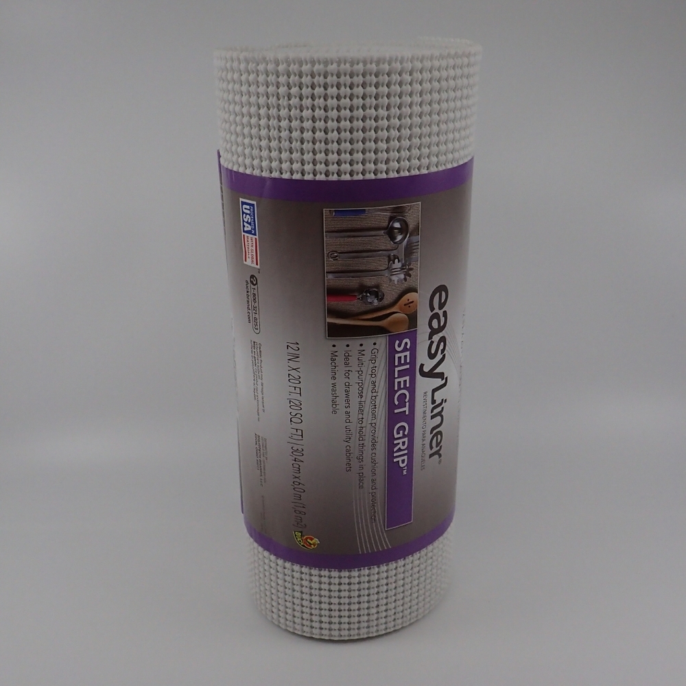 Duck Brand Easyliner White Shelf Liner - New